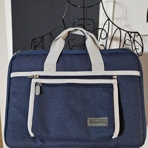 Navy Blue Laptop Sleeve Bag